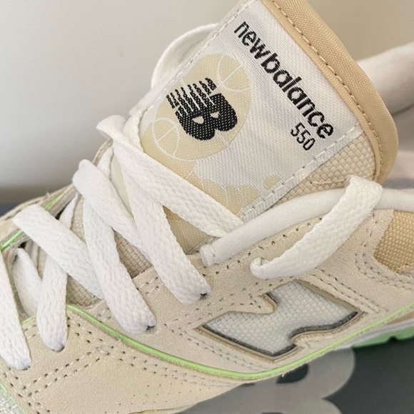 NIB New Balance 550 turtle dove beige green women’s 6.5 - Picture 4 of 9